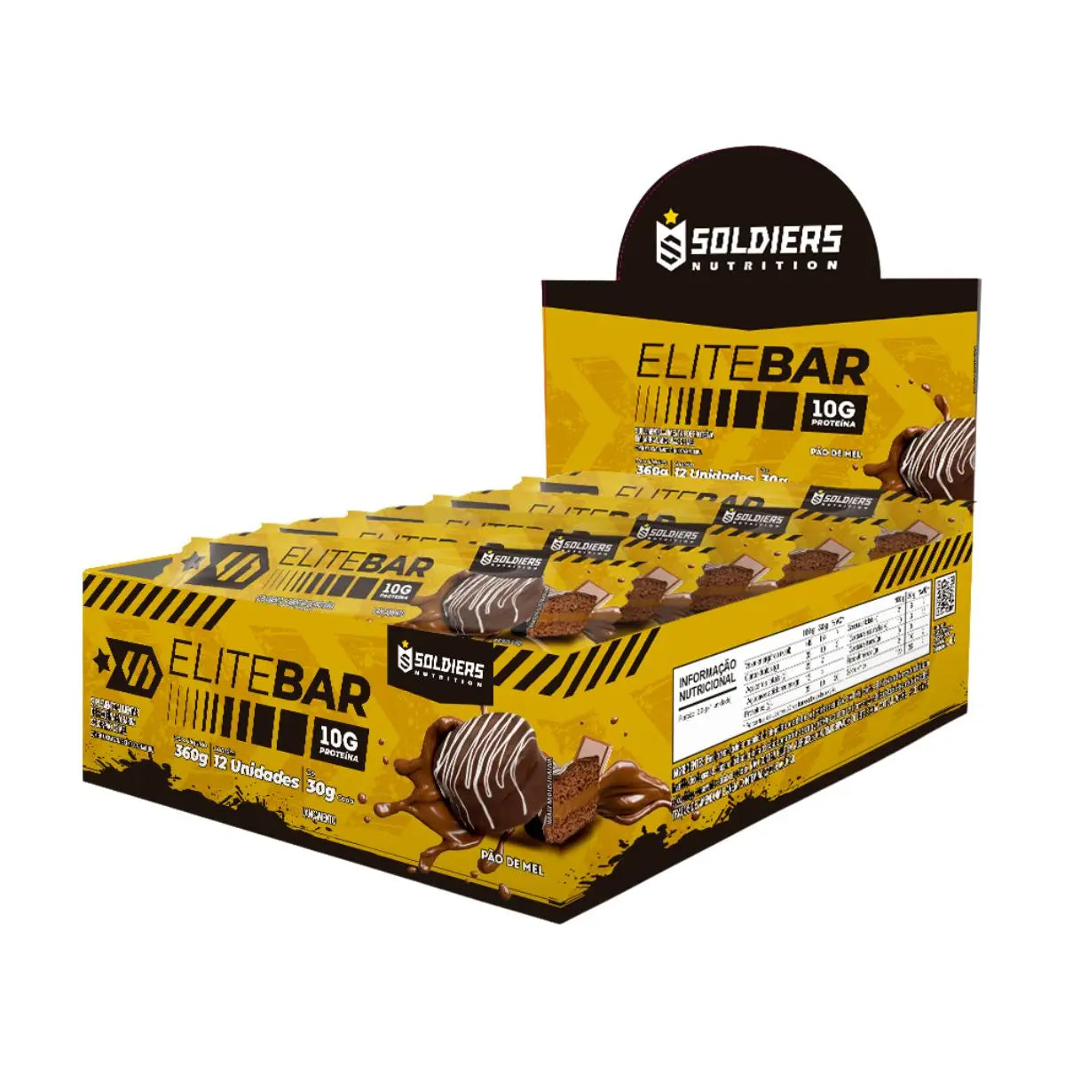 Elitebar 30g Protein Bar CX 12 UN-Soldiers Nutrition