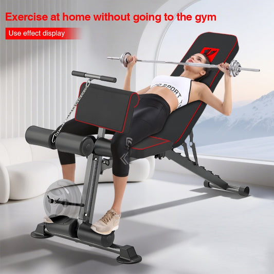 15 Ways Multi-functional Dumbbell Bench, Adjustable Weight Bench - Practical Fitness Bench For Exercise, Free Installation Design, Portable Fitness Strength Training Equipment For Home Gyms