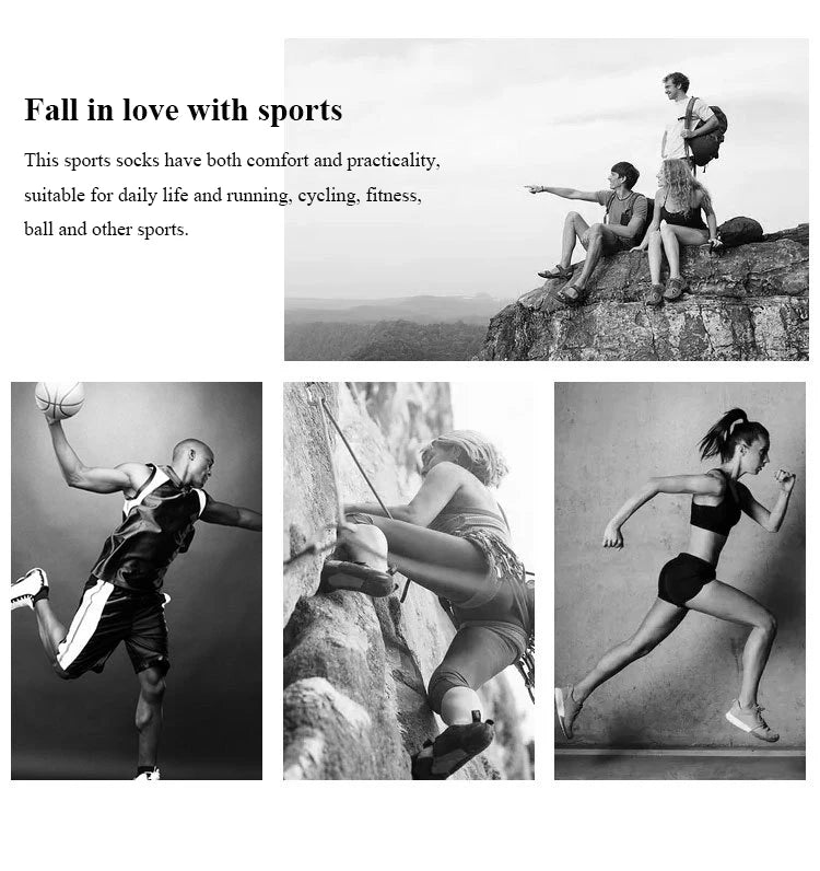 Chaussettes de sport pour homme/femme, fines et respirantes, idéales pour le marathon, le fitness et l'athlétisme. Absorbantes et antidérapantes, elles sont courtes et basses.