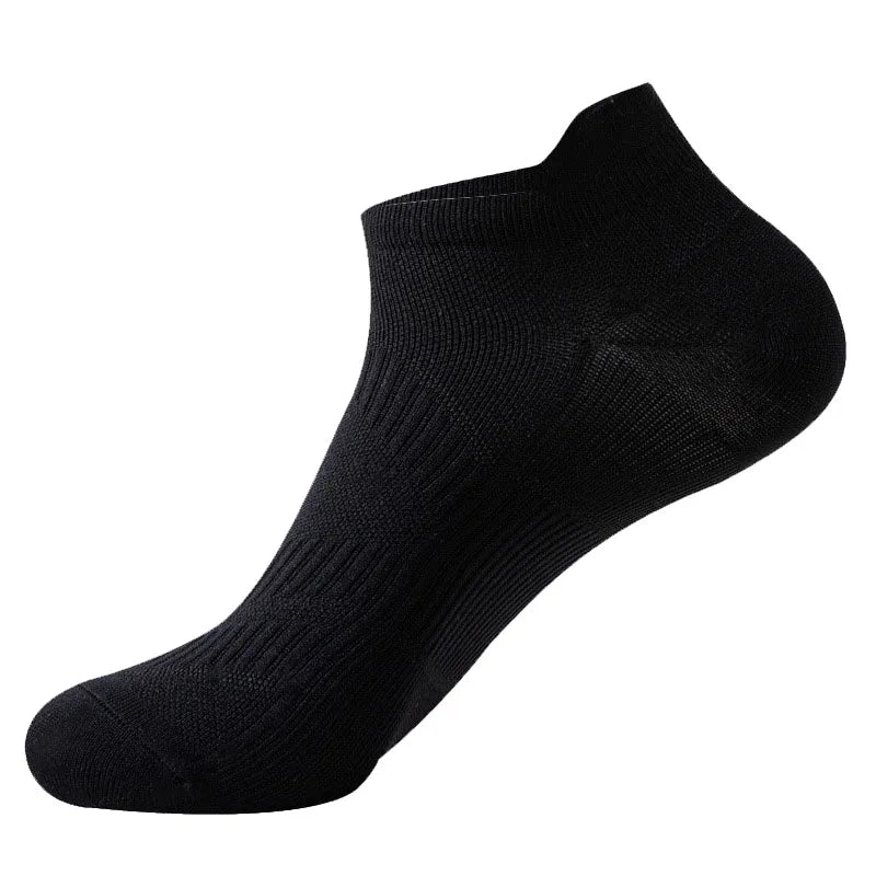 Chaussettes de sport pour homme/femme, fines et respirantes, idéales pour le marathon, le fitness et l'athlétisme. Absorbantes et antidérapantes, elles sont courtes et basses.