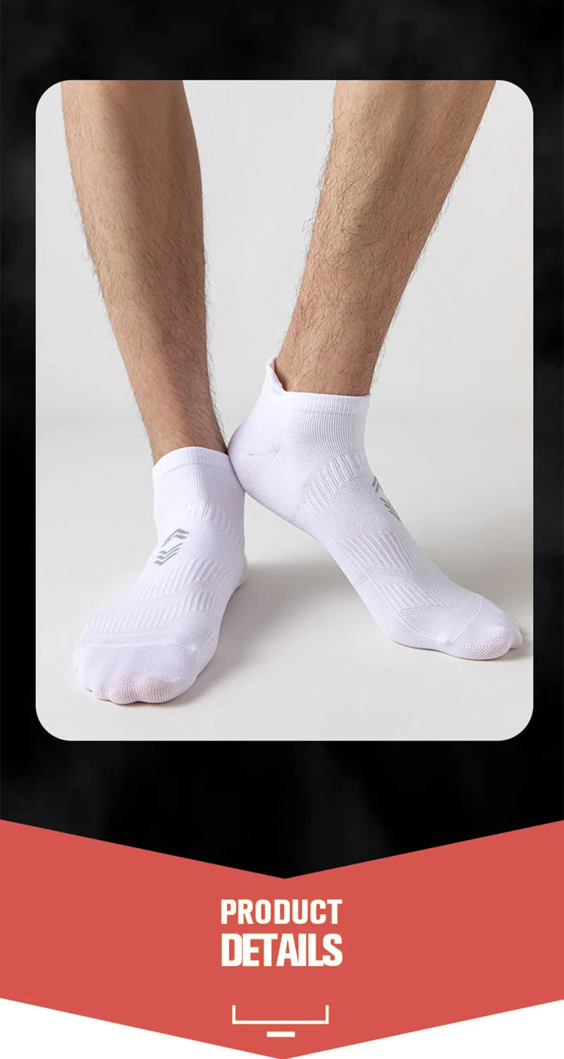Chaussettes de sport pour homme/femme, fines et respirantes, idéales pour le marathon, le fitness et l'athlétisme. Absorbantes et antidérapantes, elles sont courtes et basses.
