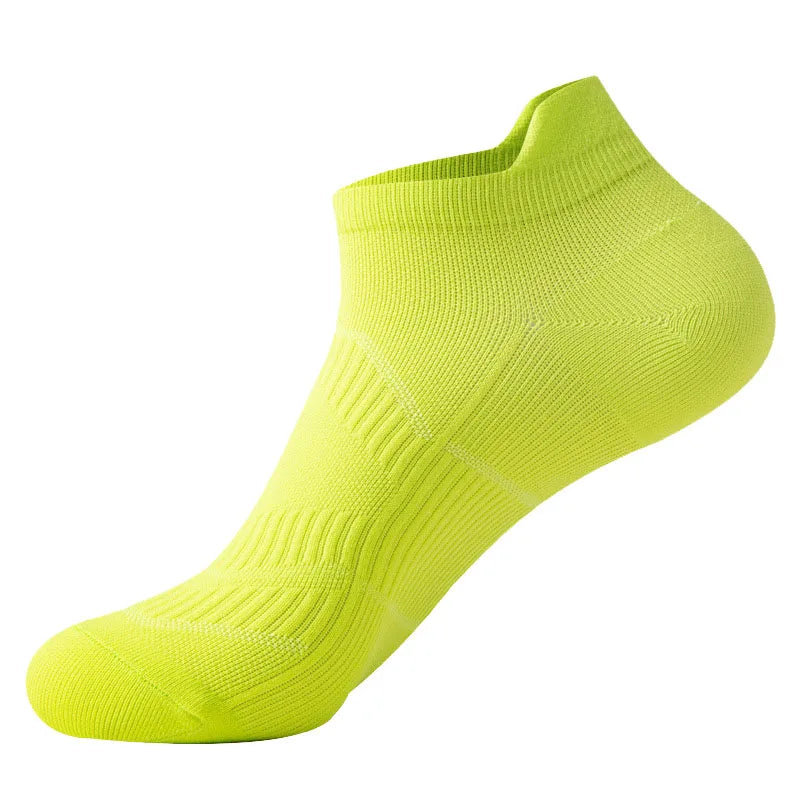Chaussettes de sport pour homme/femme, fines et respirantes, idéales pour le marathon, le fitness et l'athlétisme. Absorbantes et antidérapantes, elles sont courtes et basses.