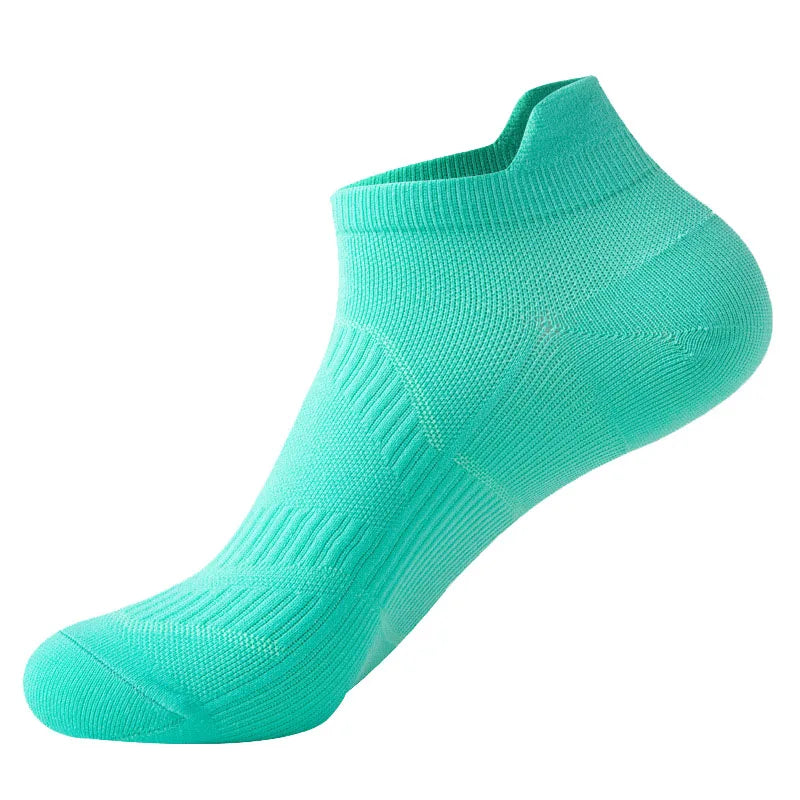 Chaussettes de sport pour homme/femme, fines et respirantes, idéales pour le marathon, le fitness et l'athlétisme. Absorbantes et antidérapantes, elles sont courtes et basses.