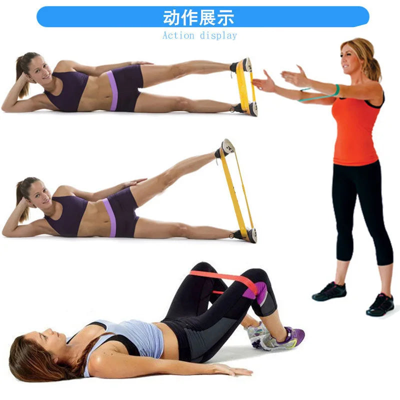 High Elasticity TPE Tensile Band, Resistance Band, Yoga Fitness Band, Stretching Band, Multifunctional Hip Loop, Elastic Ring