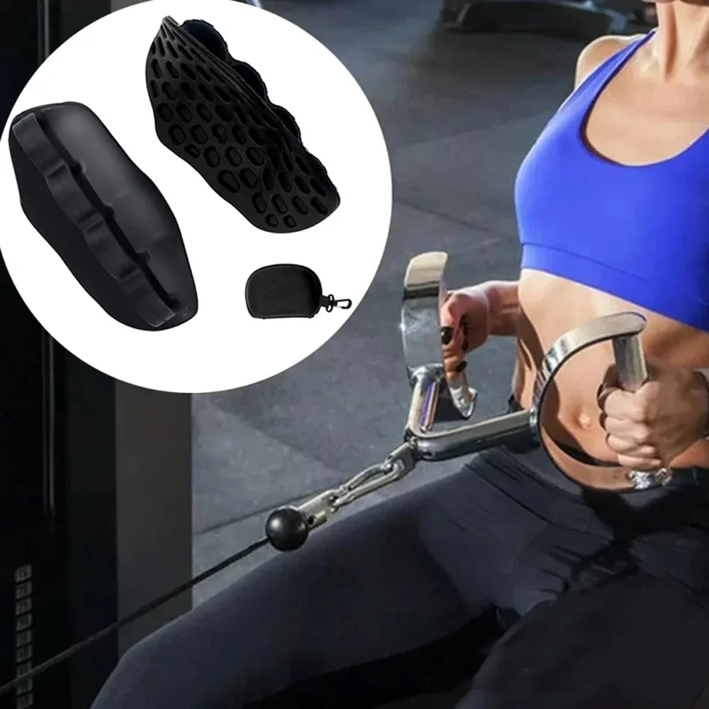 Finger Grip Strength Gym Hand Grips for Weight Lifting Rubber Anti-Slip Workout Gloves Gym Grips for Men Women Training Exercis