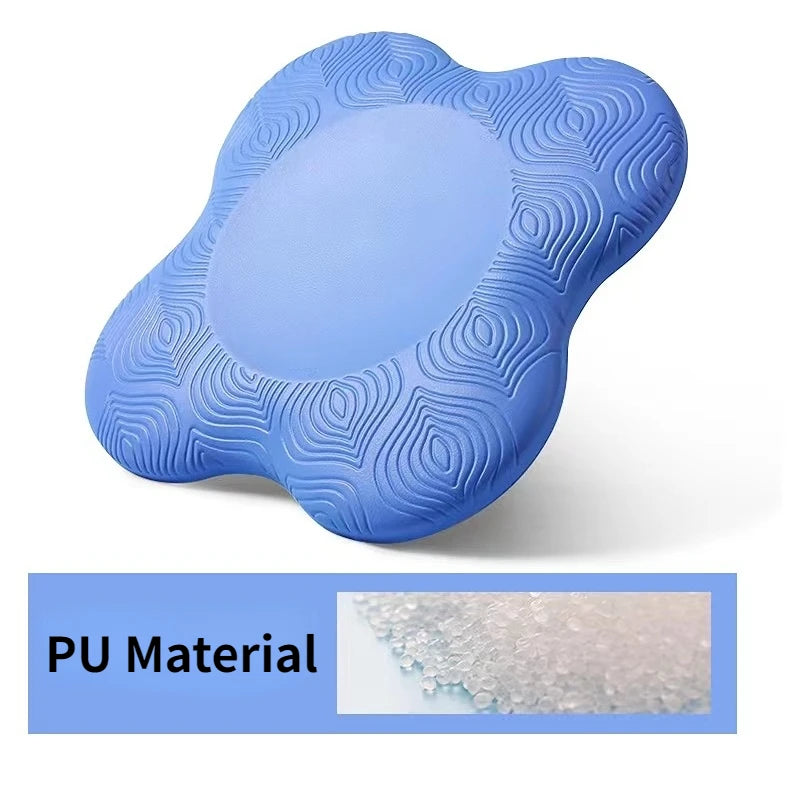 Tapis de yoga à genoux épais et plat avec genouillère et coudières portables, tapis de yoga pour le sport et le fitness