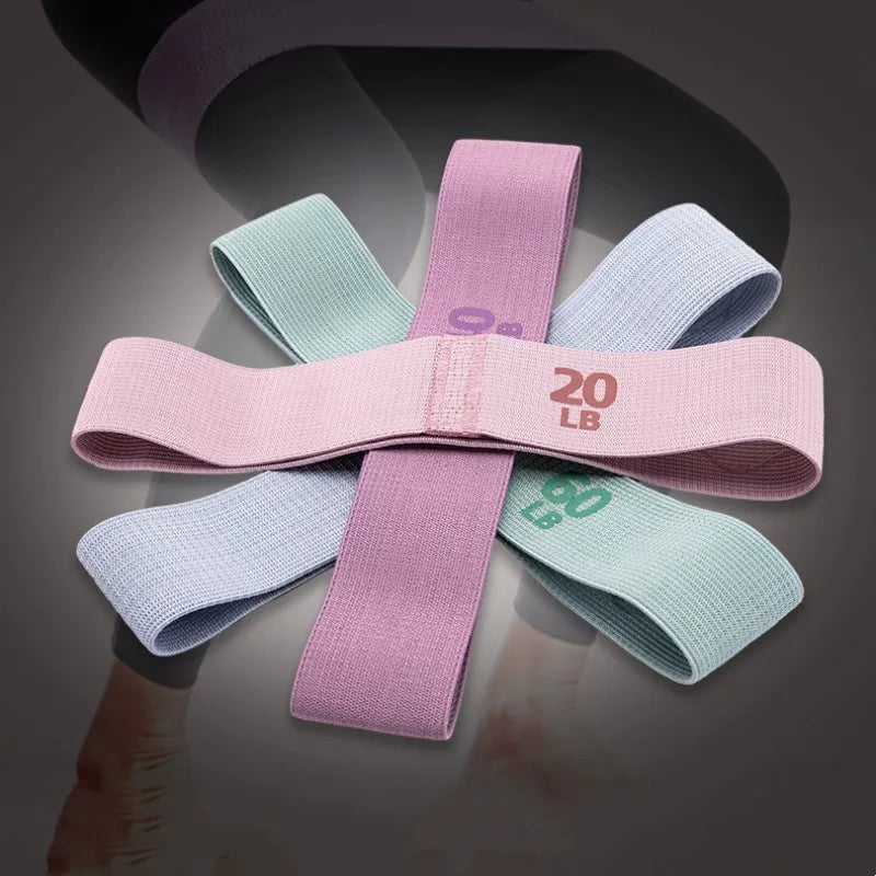 2025 Elastic Resistance Booty Workout Bands Anti-Slip Squat Expander Bands Portable Glute Thigh Elastic Bands Yoga Gym Equipment