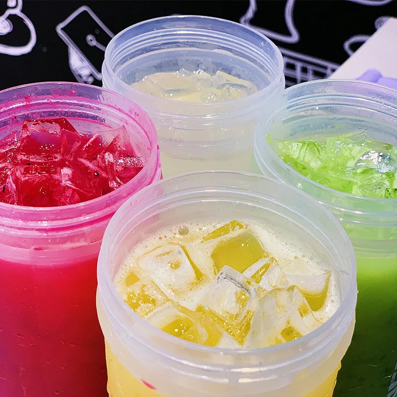 Bouteille shaker portable de 500/700 ml avec bille de mélange, idéale pour les boissons protéinées et les gourdes avant l'entraînement, sans BPA.