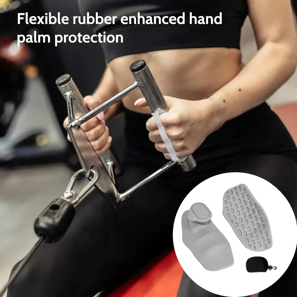 Finger Grip Strength Gym Hand Grips for Weight Lifting Rubber Anti-Slip Workout Gloves Gym Grips for Men Women Training Exercis