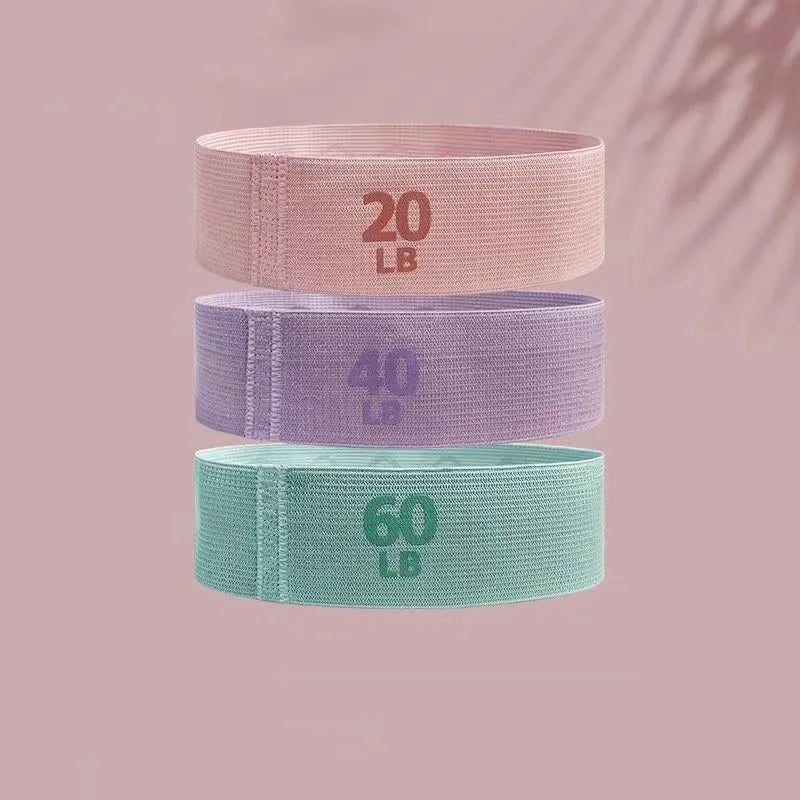 2025 Elastic Resistance Booty Workout Bands Anti-Slip Squat Expander Bands Portable Glute Thigh Elastic Bands Yoga Gym Equipment