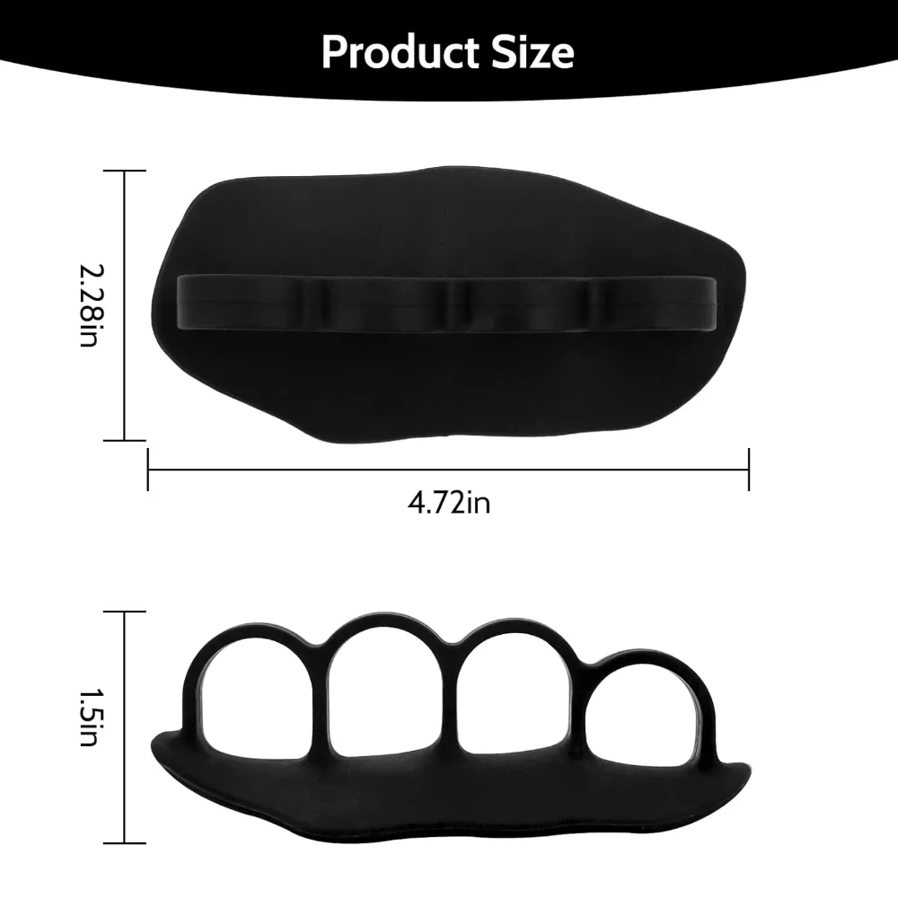 Finger Grip Strength Gym Hand Grips for Weight Lifting Rubber Anti-Slip Workout Gloves Gym Grips for Men Women Training Exercis