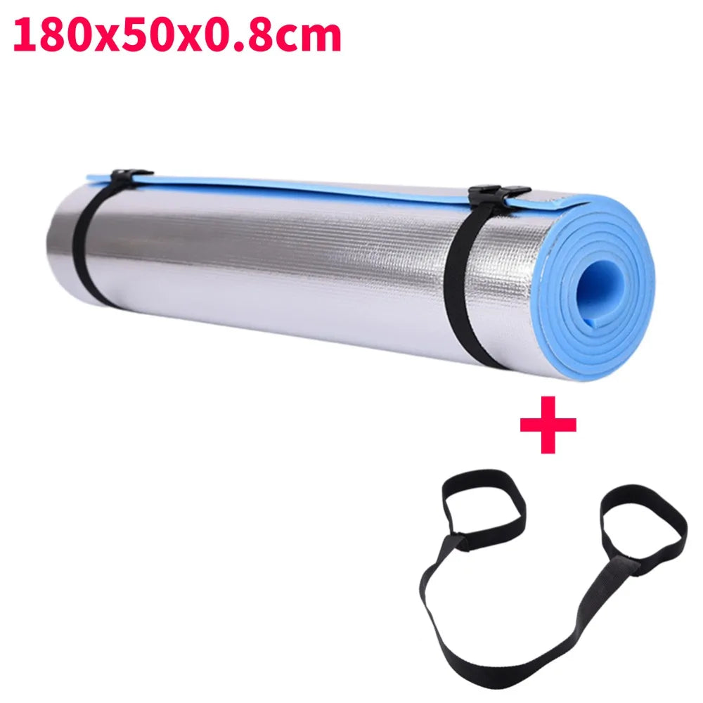 Tapis de yoga antidérapant de 6/8/10 mm d'épaisseur, idéal pour le fitness, le yoga, le Pilates et la gymnastique.