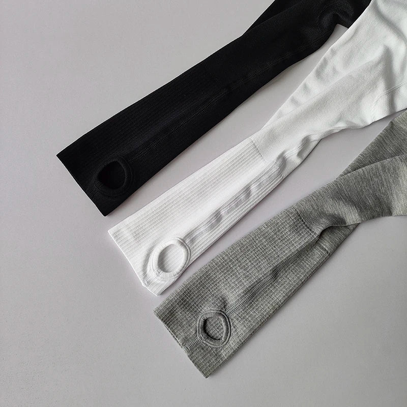 Yoga Clothes Sports Tops Women's Round Neck Long Sleeves Seamless Slimming Breathable Running Pula Speed Drying Fitness Clothes