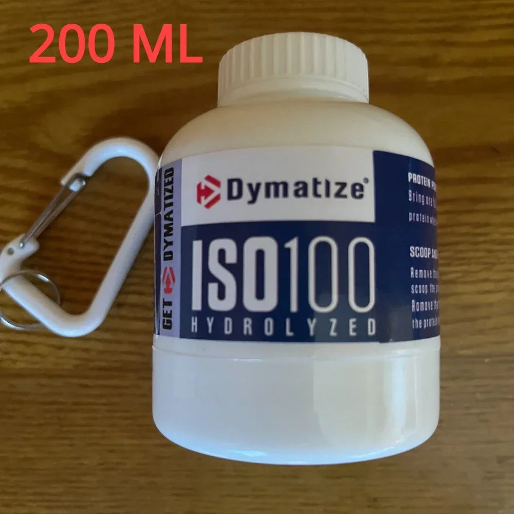 Portable Protein Powder Bottle With Whey Keychain Health Funnel Medicine Box Small Water Cup Outdoor camping Container