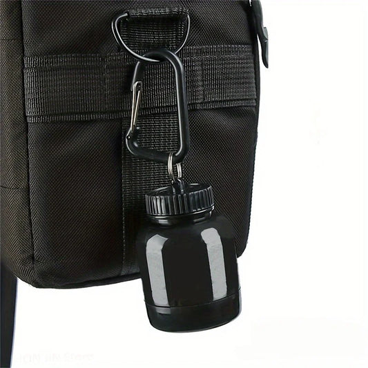1pc Protein Powder Jar with Carabiner Portable Shaker Cartridge, Suitable for Outdoor Sports, Gym Fitness