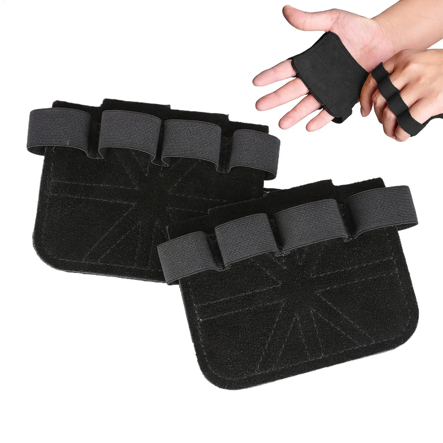 Workout Grips Ergonomic Wraps Gloves 1 Pair Pull-Up Bar Training Grips For Men Women Exerciser Fitness Weightlifting