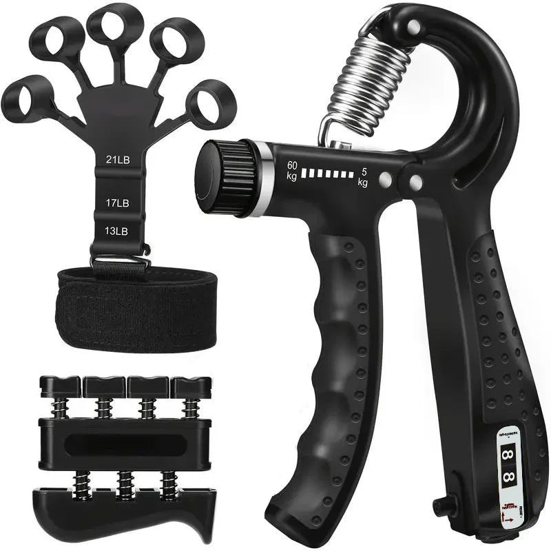 Grip Strength Grips Men'S Professional Training Arm Hand Strength Rehabilitation Stress Reduction Wrist Count Adjustable Grips