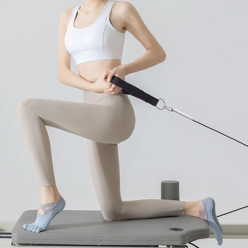 Women Yoga Sport Socks Five-Finger Invisible Indoor Fitness Anti-slip Shock-absorption Pilates Boat Socks Comfortable Breathab