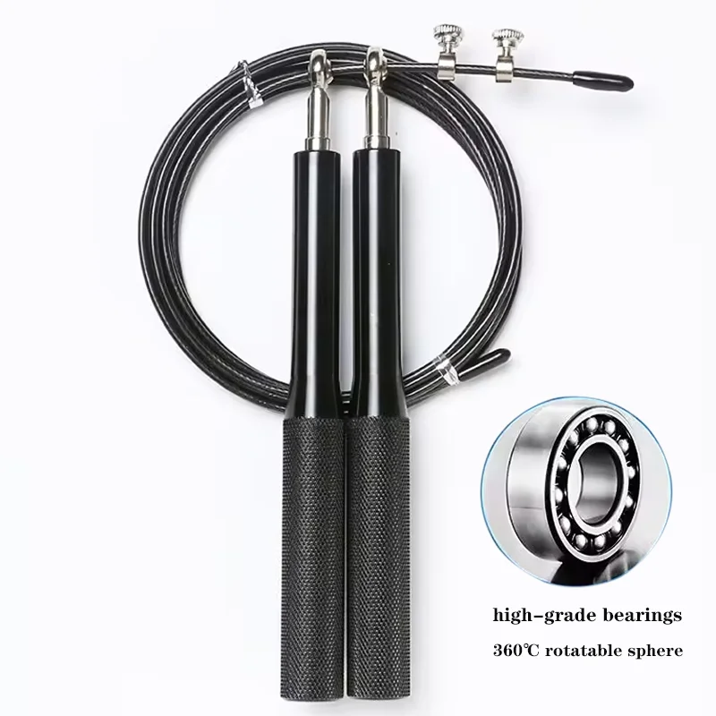 New Fitness Jump Ropes Crossfit Heavy Steel Wire Speed Jump Rope for Boxing MMA Training Equipment Gym Exerciser Skipping Rope