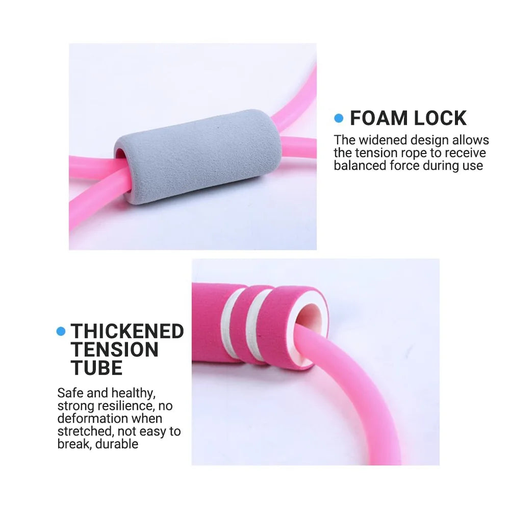 Yoga Elastic Exercise Bands Women Men Fitness Equipment Crossfit Bodybuilding Workout Tension Rope Resistance Band Home Gym