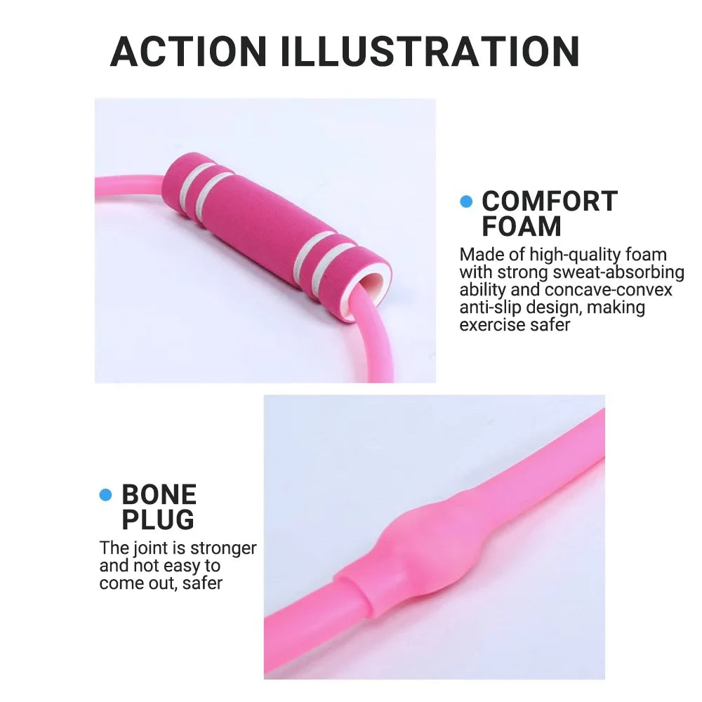 Yoga Elastic Exercise Bands Women Men Fitness Equipment Crossfit Bodybuilding Workout Tension Rope Resistance Band Home Gym