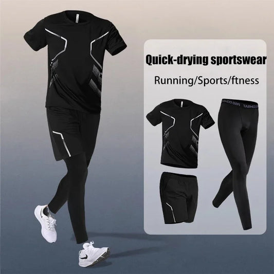 Vêtements de sport pour hommes : fitness, course à pied, séchage rapide, badminton, entraînement cycliste professionnel