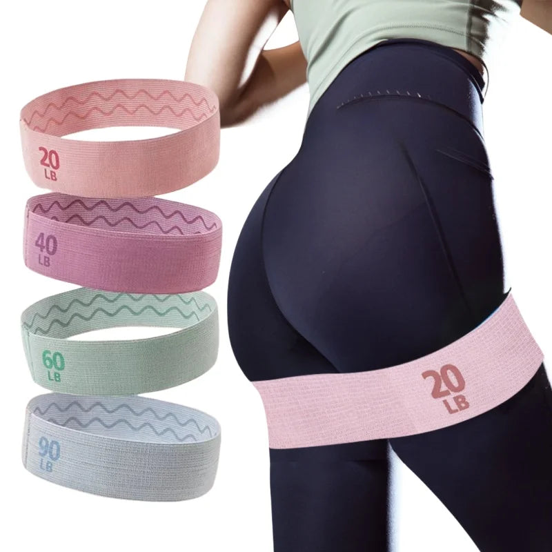 2025 Elastic Resistance Booty Workout Bands Anti-Slip Squat Expander Bands Portable Glute Thigh Elastic Bands Yoga Gym Equipment