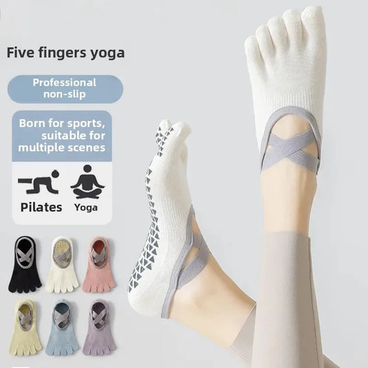 Chaussettes de sport pour femmes, yoga, fitness en intérieur, invisibles, antidérapantes, amortissantes, idéales pour le Pilates et le bateau. Confortables et respirantes.