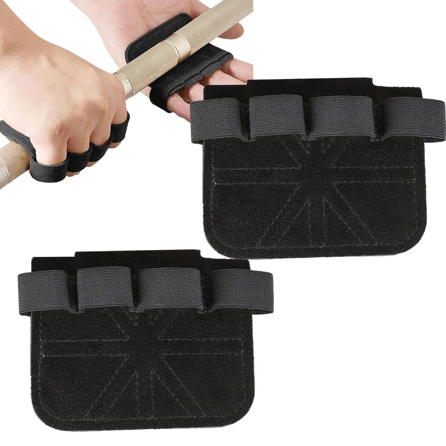 Workout Grips Ergonomic Wraps Gloves 1 Pair Pull-Up Bar Training Grips For Men Women Exerciser Fitness Weightlifting