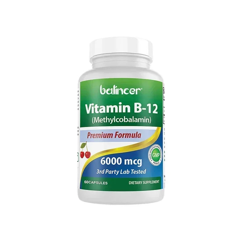 Vitamin B12 - Improve Mood, Improve Brain, Strengthen Nervous System, Increase Energy, Promote Metabolism, Maintain Heart Health