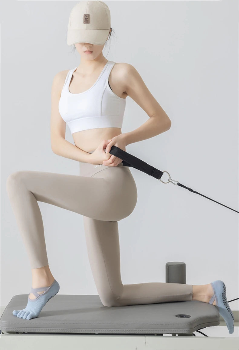 Women Yoga Sport Socks Five-Finger Invisible Indoor Fitness Anti-slip Shock-absorption Pilates Boat Socks Comfortable Breathab