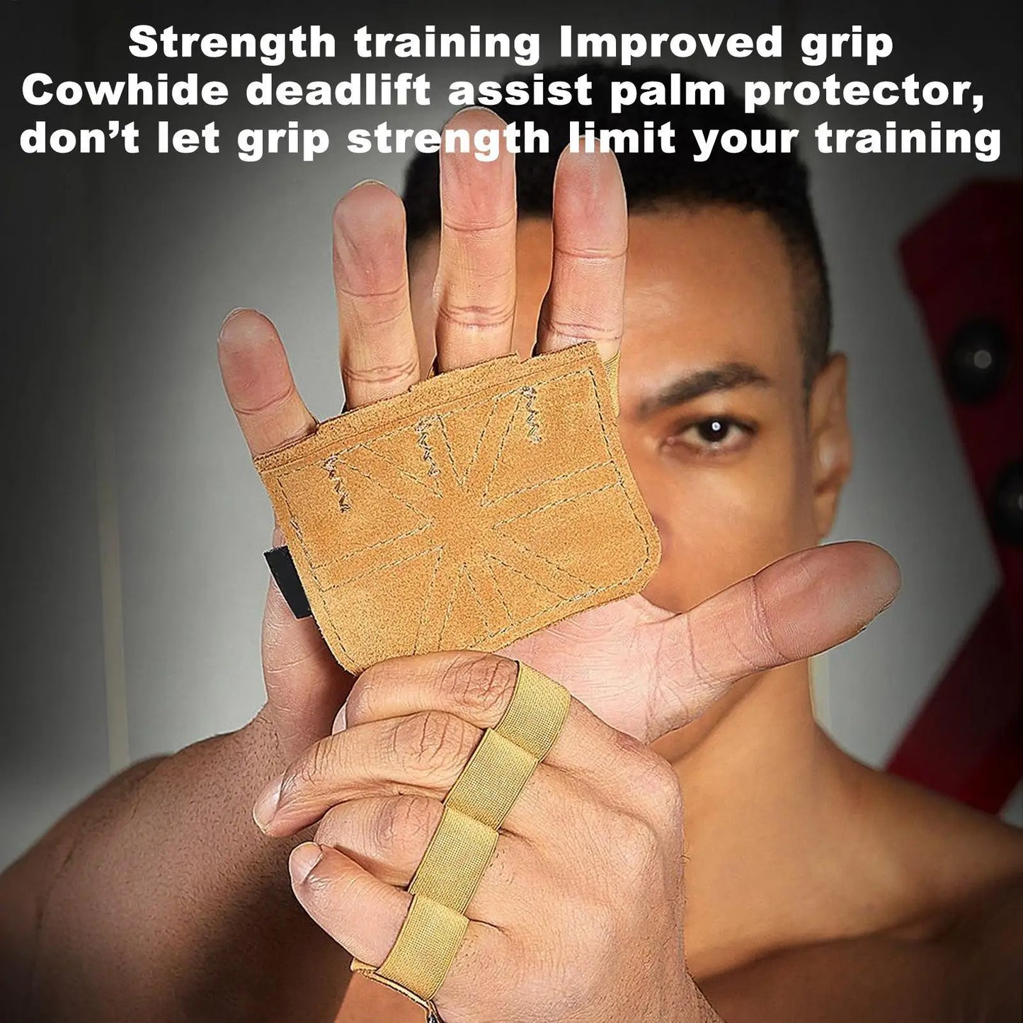 Workout Grips Ergonomic Wraps Gloves 1 Pair Pull-Up Bar Training Grips For Men Women Exerciser Fitness Weightlifting