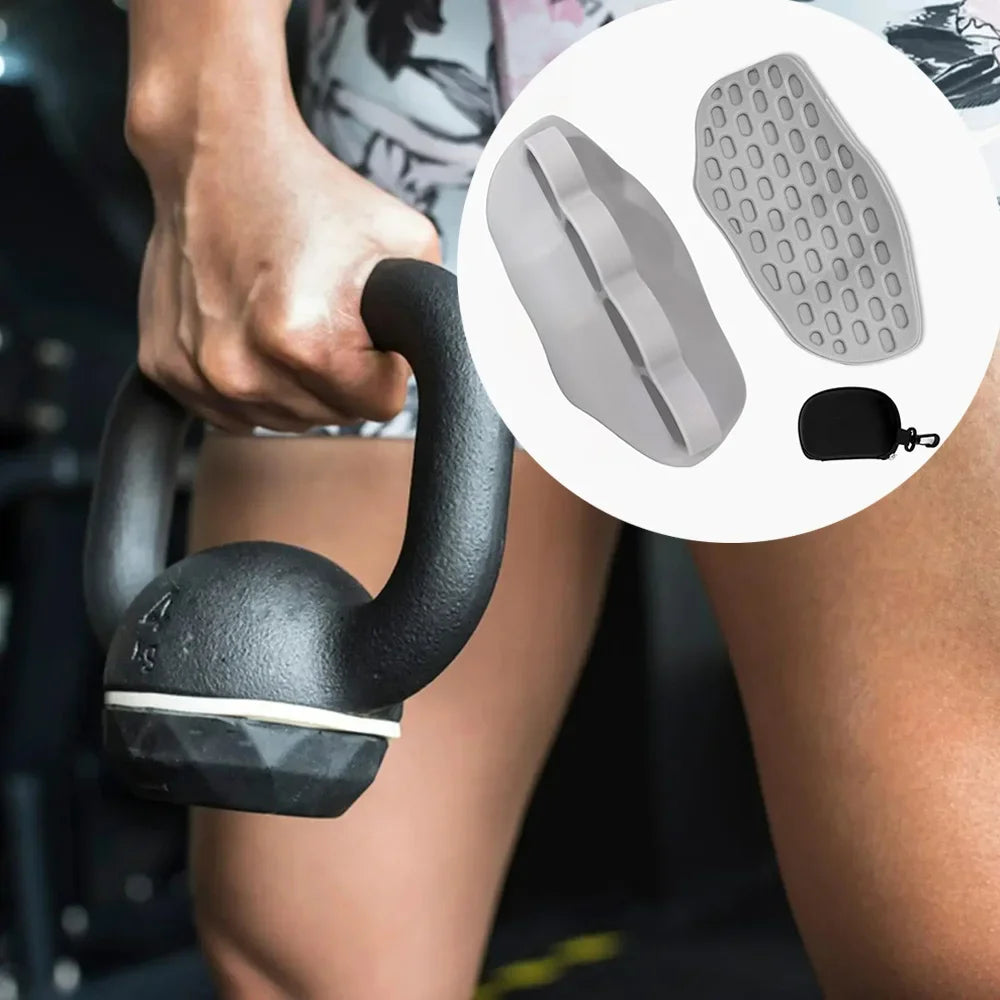 Finger Grip Strength Gym Hand Grips for Weight Lifting Rubber Anti-Slip Workout Gloves Gym Grips for Men Women Training Exercis