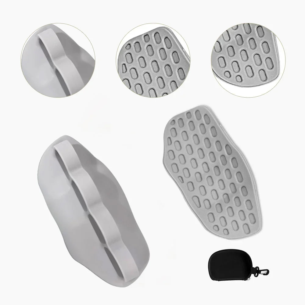 Finger Grip Strength Gym Hand Grips for Weight Lifting Rubber Anti-Slip Workout Gloves Gym Grips for Men Women Training Exercis