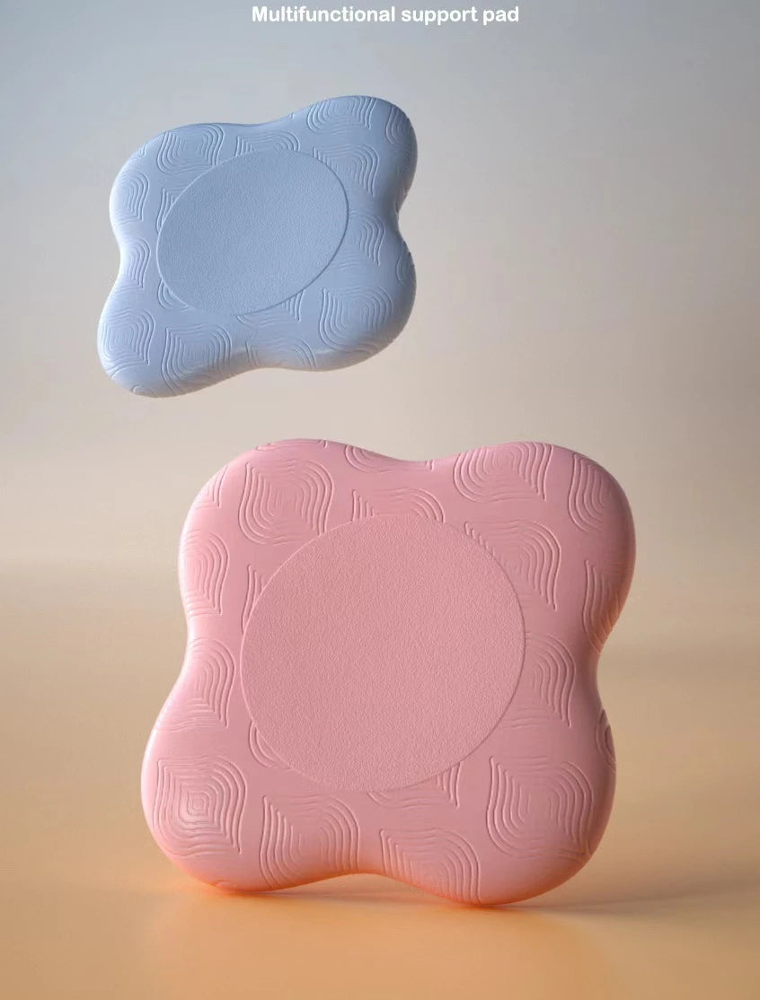 Tapis de yoga à genoux épais et plat avec genouillère et coudières portables, tapis de yoga pour le sport et le fitness