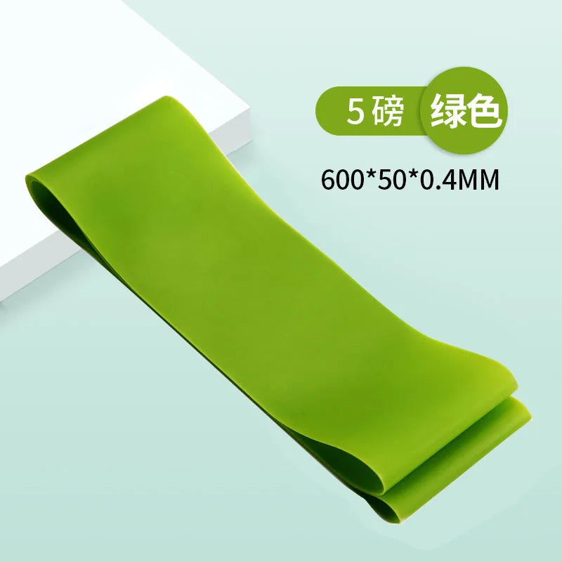 High Elasticity TPE Tensile Band, Resistance Band, Yoga Fitness Band, Stretching Band, Multifunctional Hip Loop, Elastic Ring
