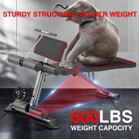 15 Ways Multi-functional Dumbbell Bench, Adjustable Weight Bench - Practical Fitness Bench For Exercise, Free Installation Design, Portable Fitness Strength Training Equipment For Home Gyms